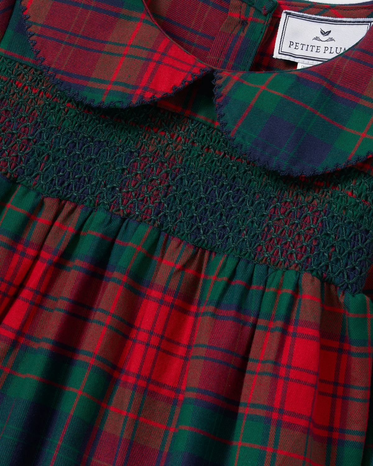 Children's Brushed Twill Eloise Nightgown in St. James Tartan
