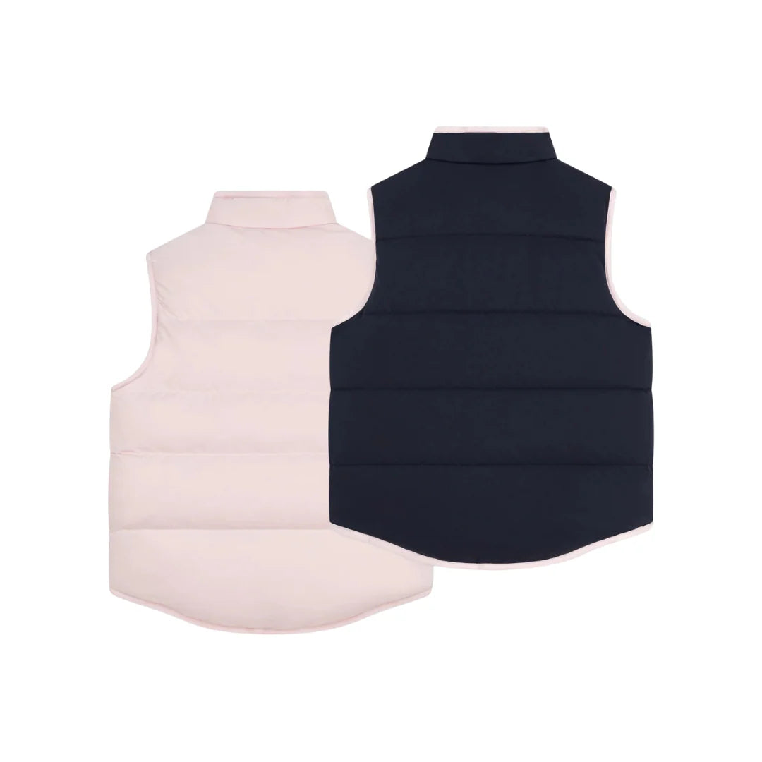 Kid Reversible Vest Pink and Navy