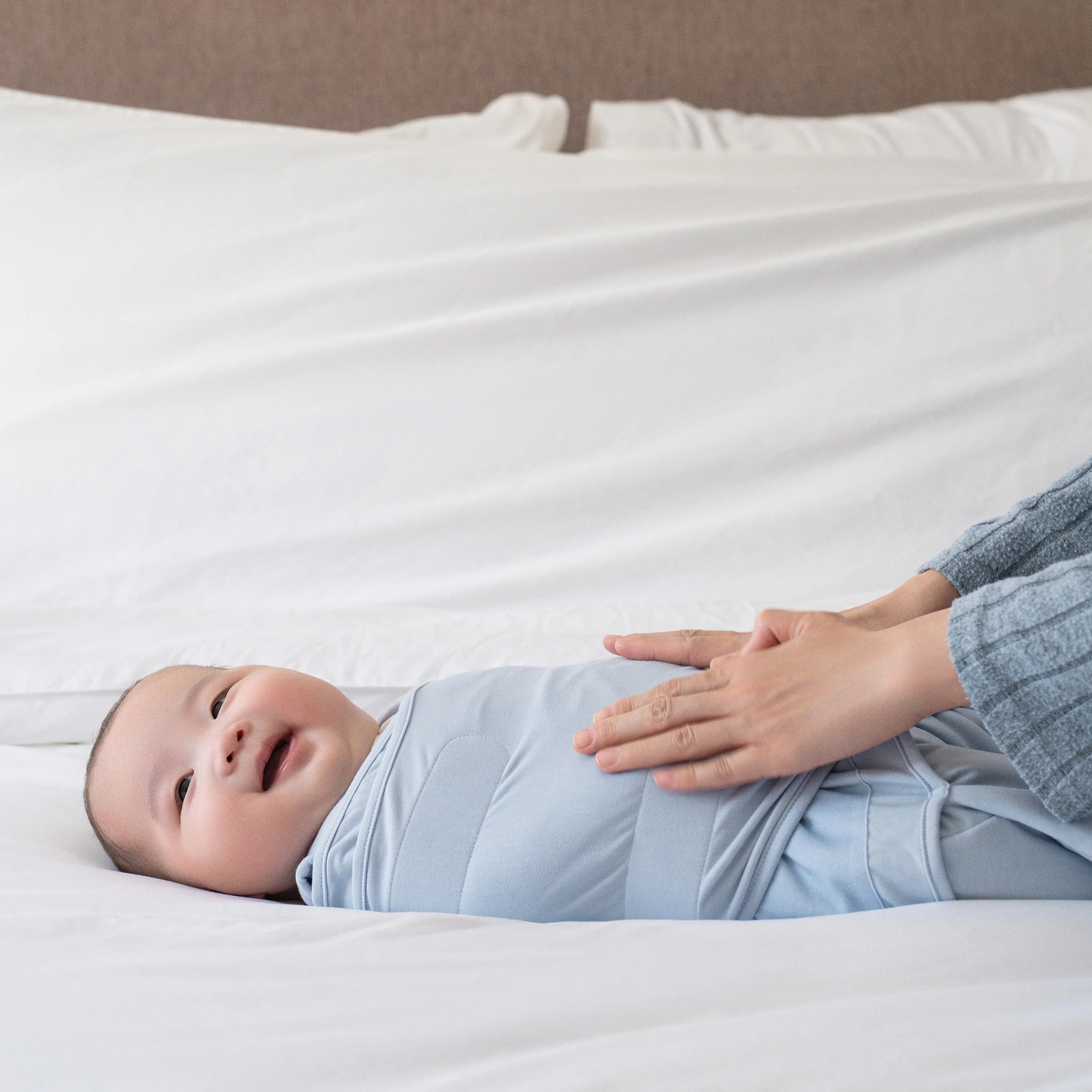 Bamboo SleepSack Swaddle -Blue Fog