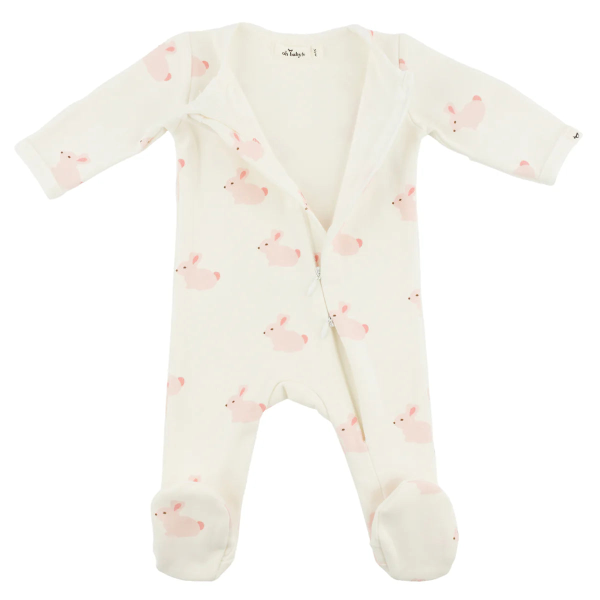 Bunnies Print Footie