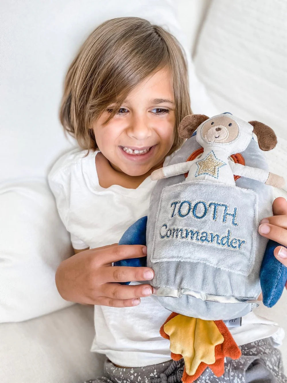 Spaceship Tooth Commander Pillow and Doll Set