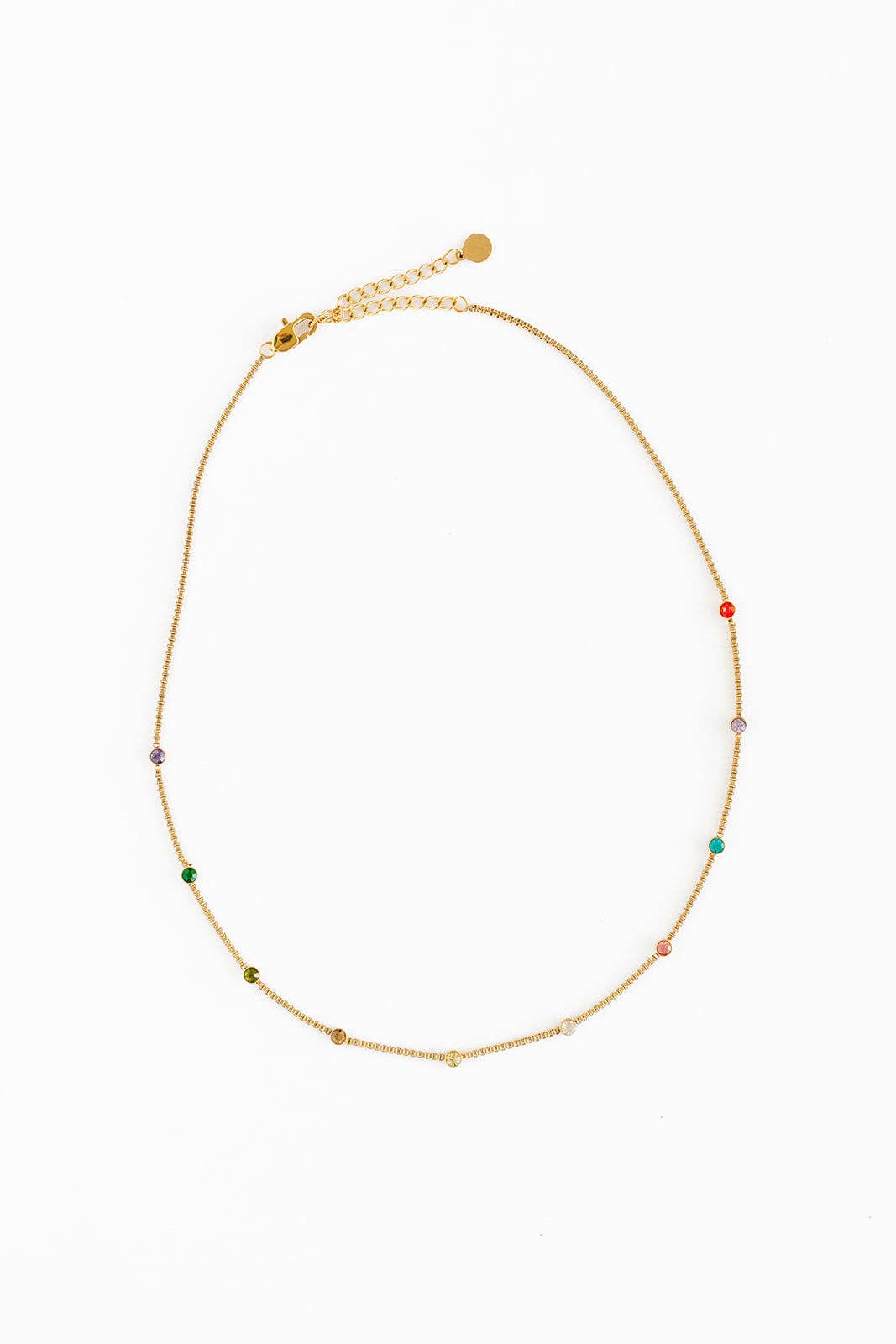 Rainbow Gem Necklace