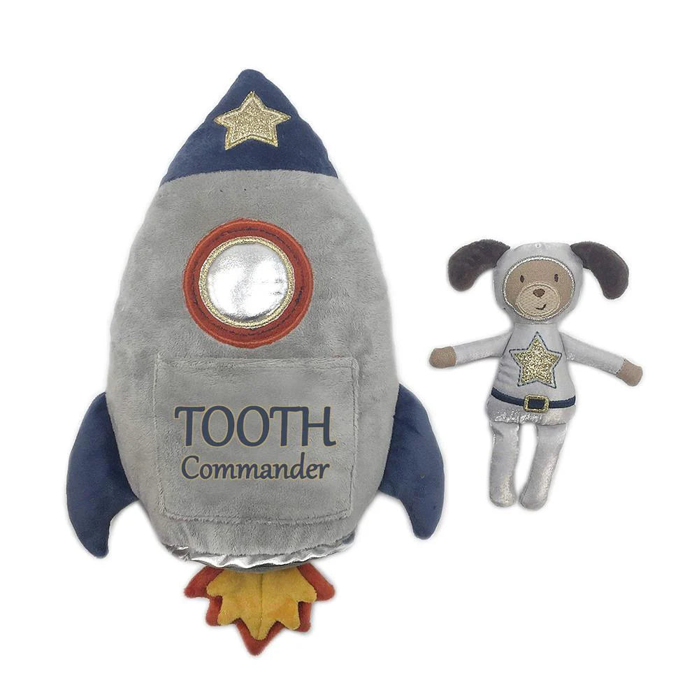 Spaceship Tooth Commander Pillow and Doll Set