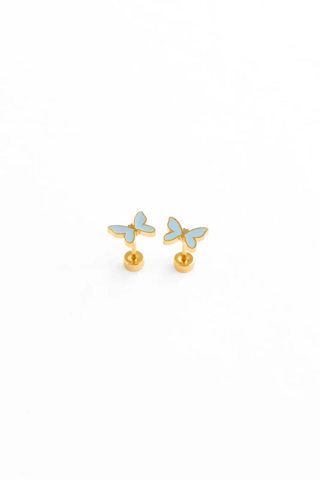 Enamel Butterfly Earrings