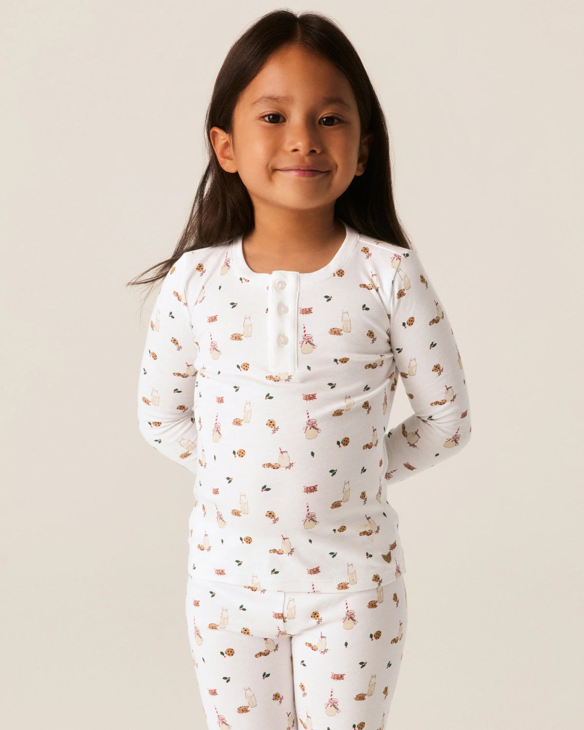 Kid's Pima Snug Fit Pajama Set in Yuletide Treats