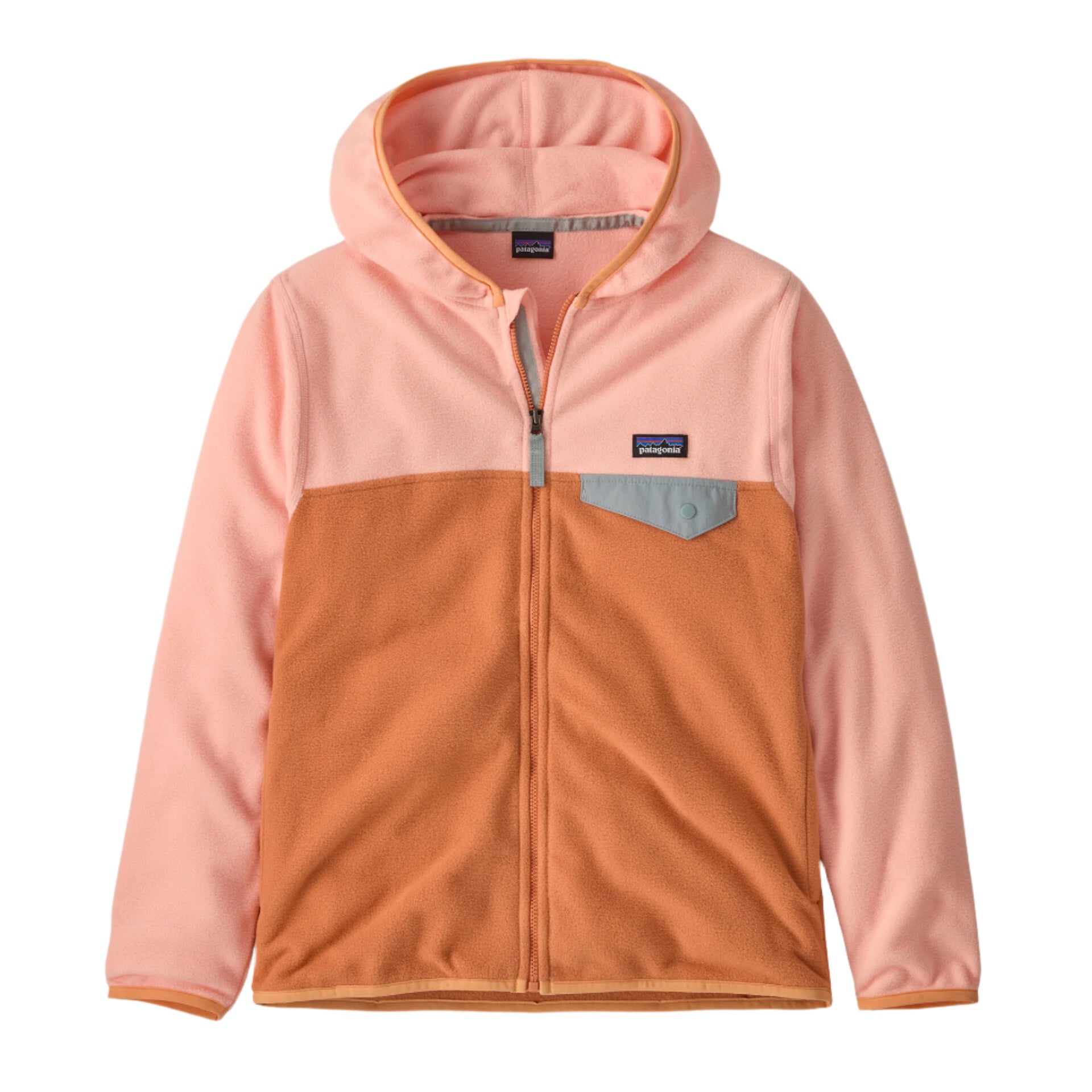 Kids' Micro D® Snap-T® Fleece Jacket-Rock Melon