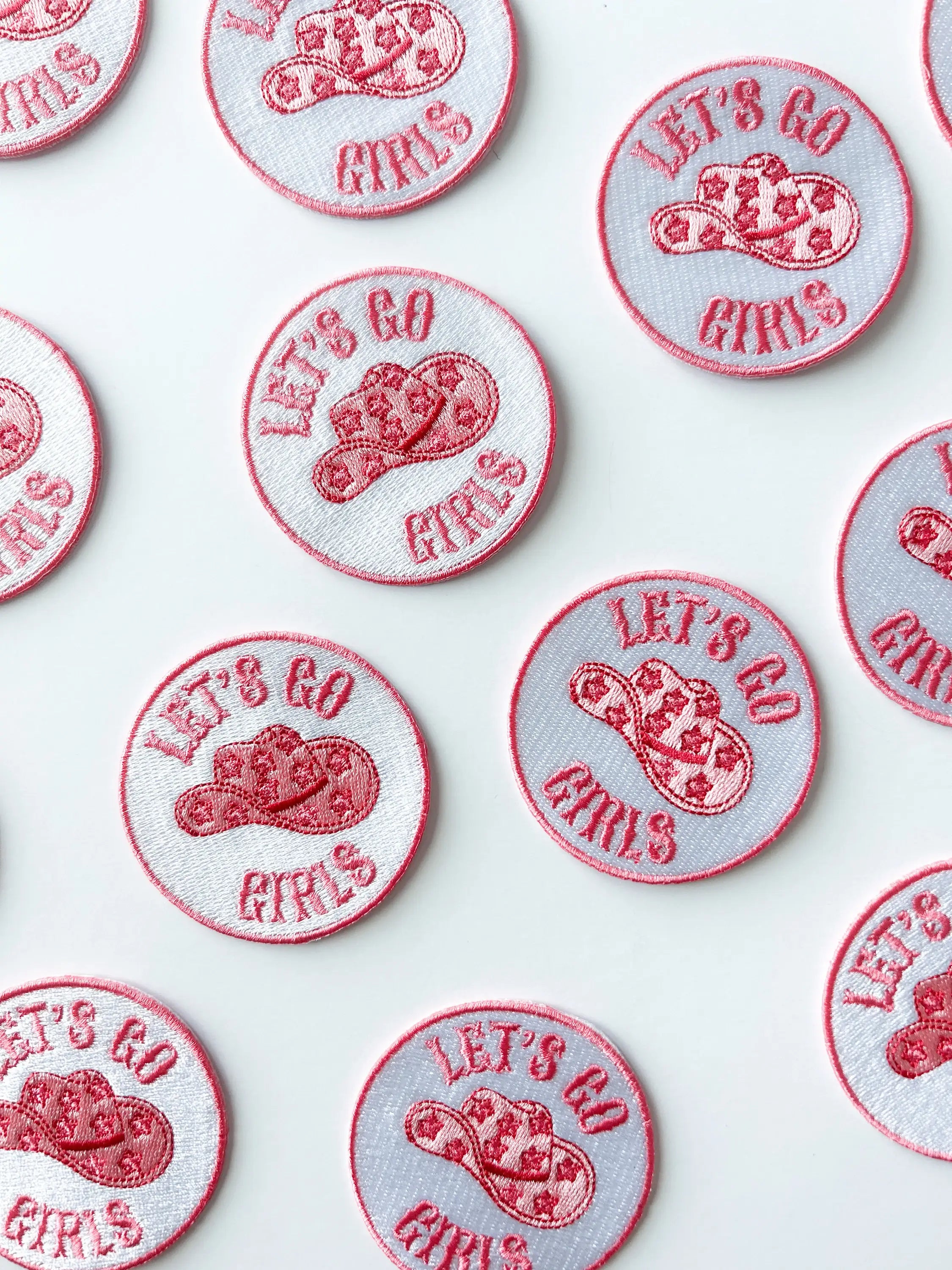 Let's Go Girls Iron-On Patch Western Nashville Country Music