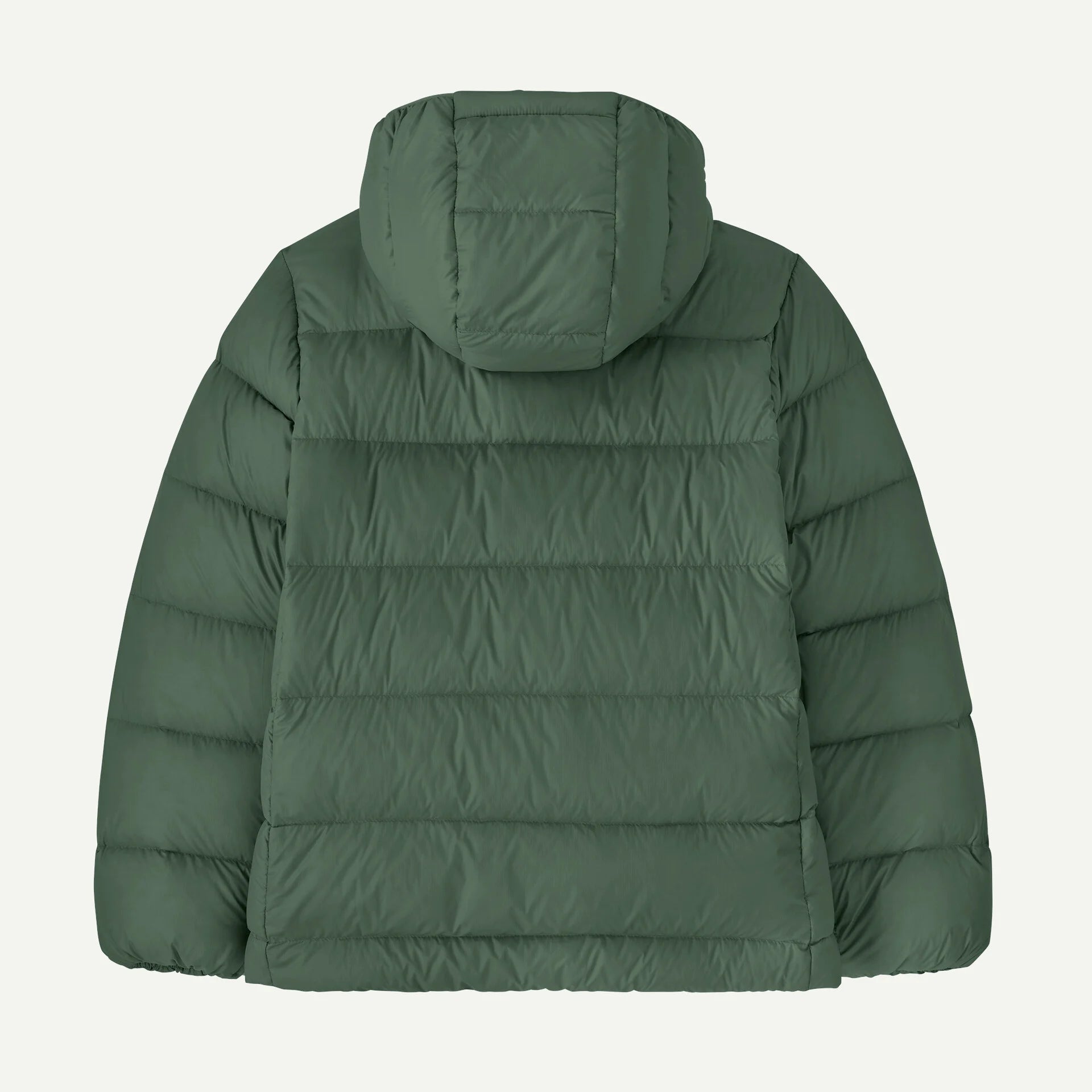 Kids Hi Loft Down Sweater Hoody - canopy Green  F26