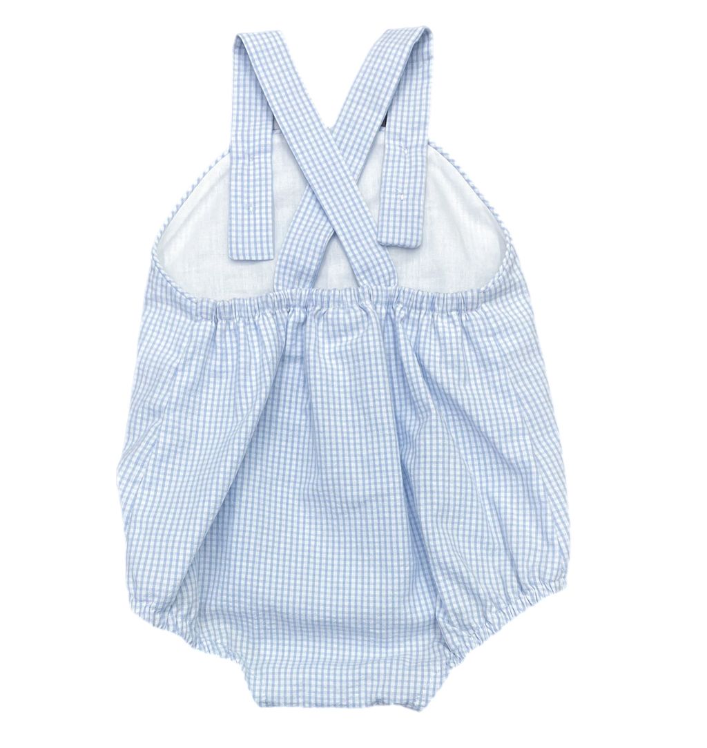 Louie Bubble-Mini Blue Seersucker