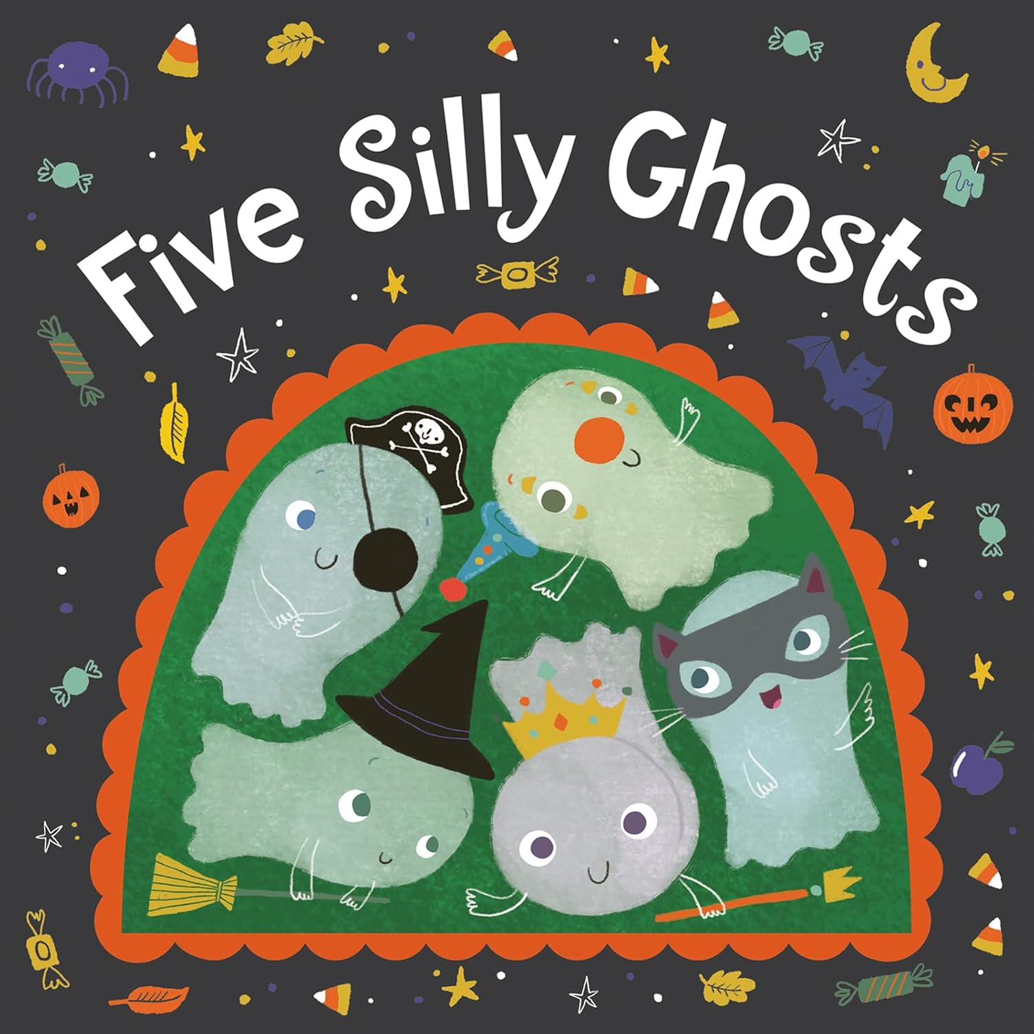 Five Silly Ghosts Board Book