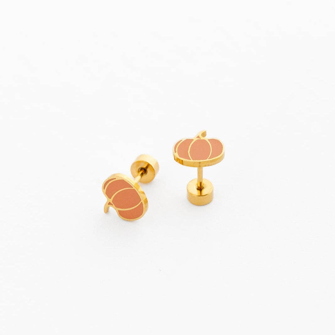 Pumpkin Earrings