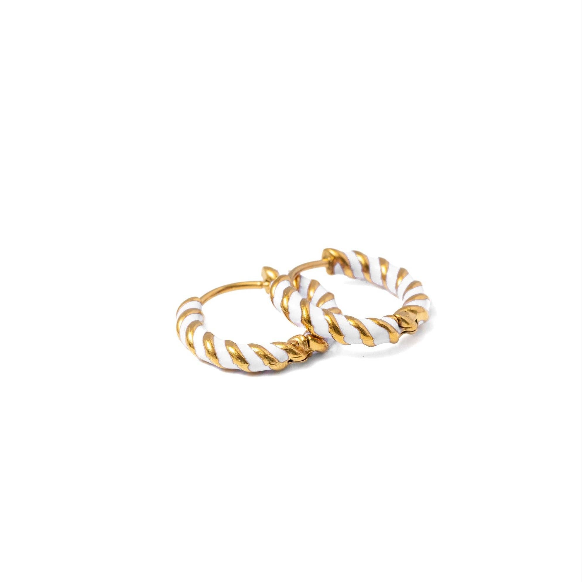 Braided Hoop Earrings - Hypoallergenic, Girl Gift