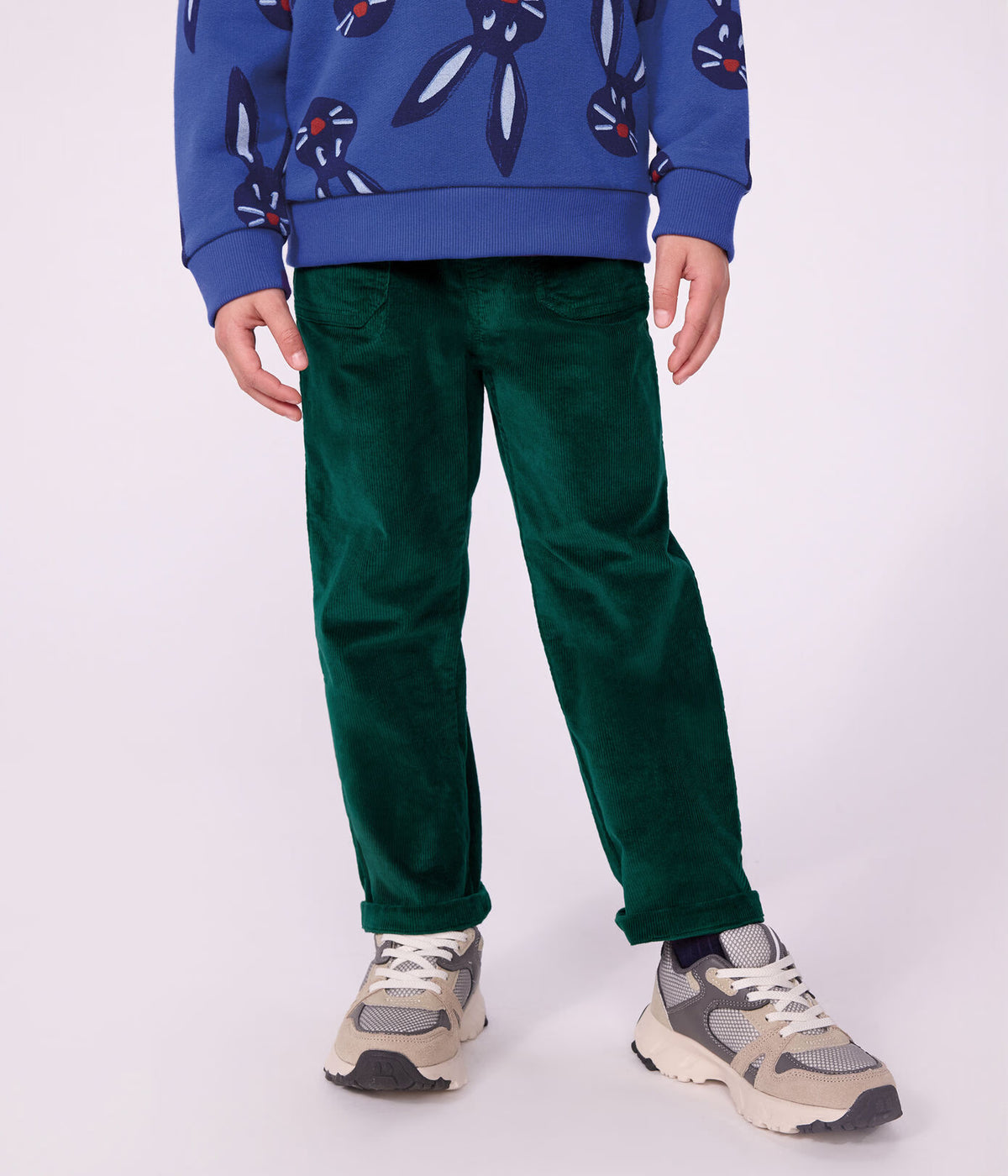 Boy Corduroy Pants Green F26