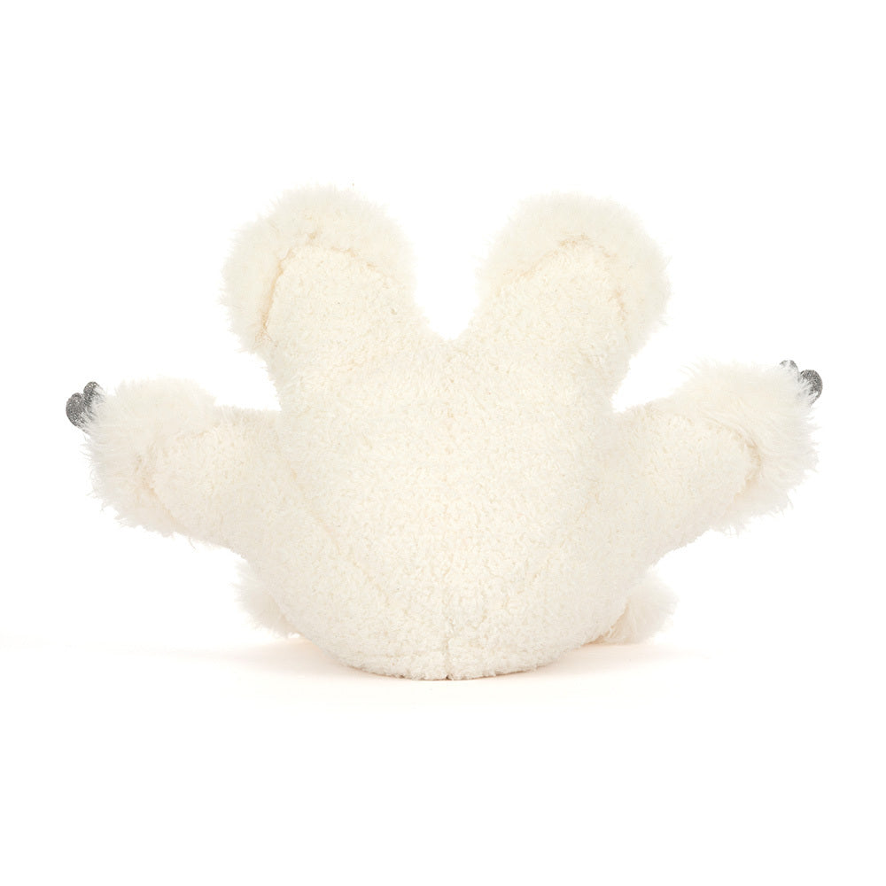JellyCat Amuseables Snowflake showcasing its whimsical shape, perfect for decorating any room.