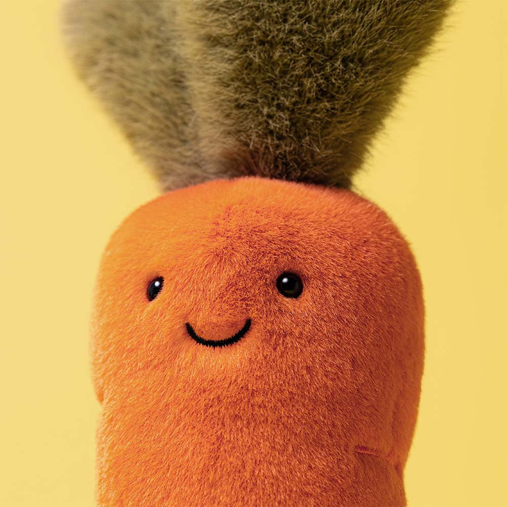 Stylish Amusables Carrot from JellyCat, designed for fun and imaginative play.
