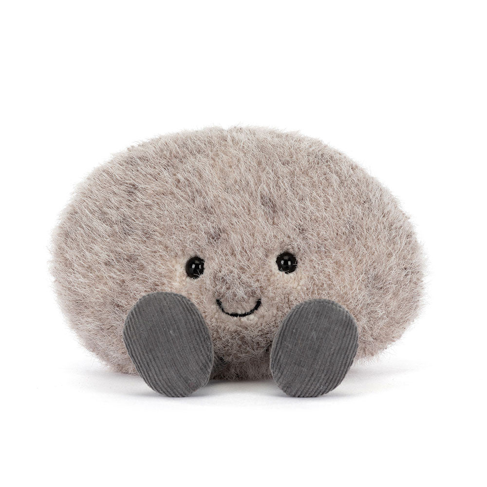 Adorable Amuseable Pebble SS26, a reliable plush buddy by JellyCat, always ready to support and entertain.