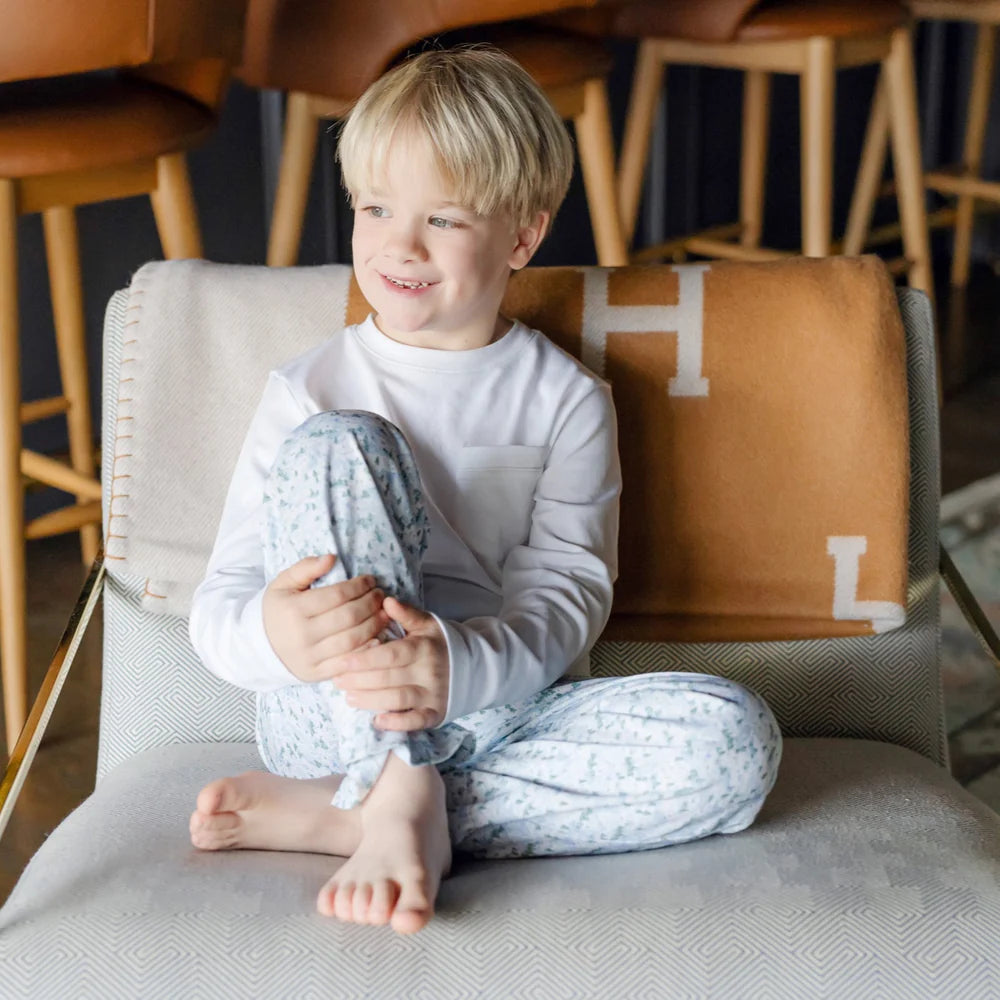 Beckett Boys' Hangout Pants - Snow Capped Mountains
