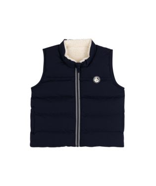 Baby Reversible Vest Navy