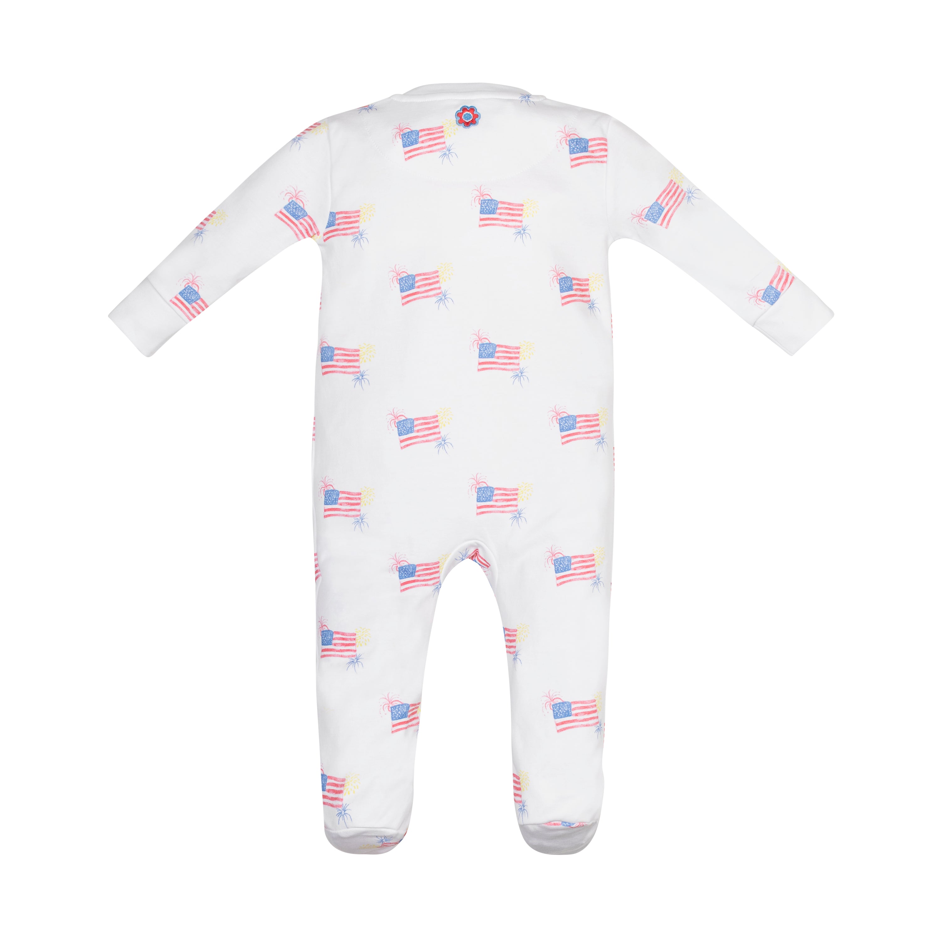 USA Flags Zipper One Piece