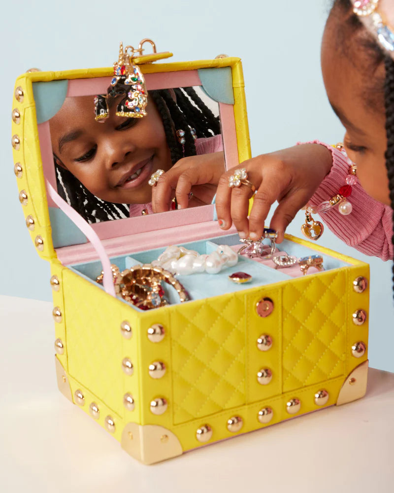 Wolf Treasure Trunk Jewelry Box