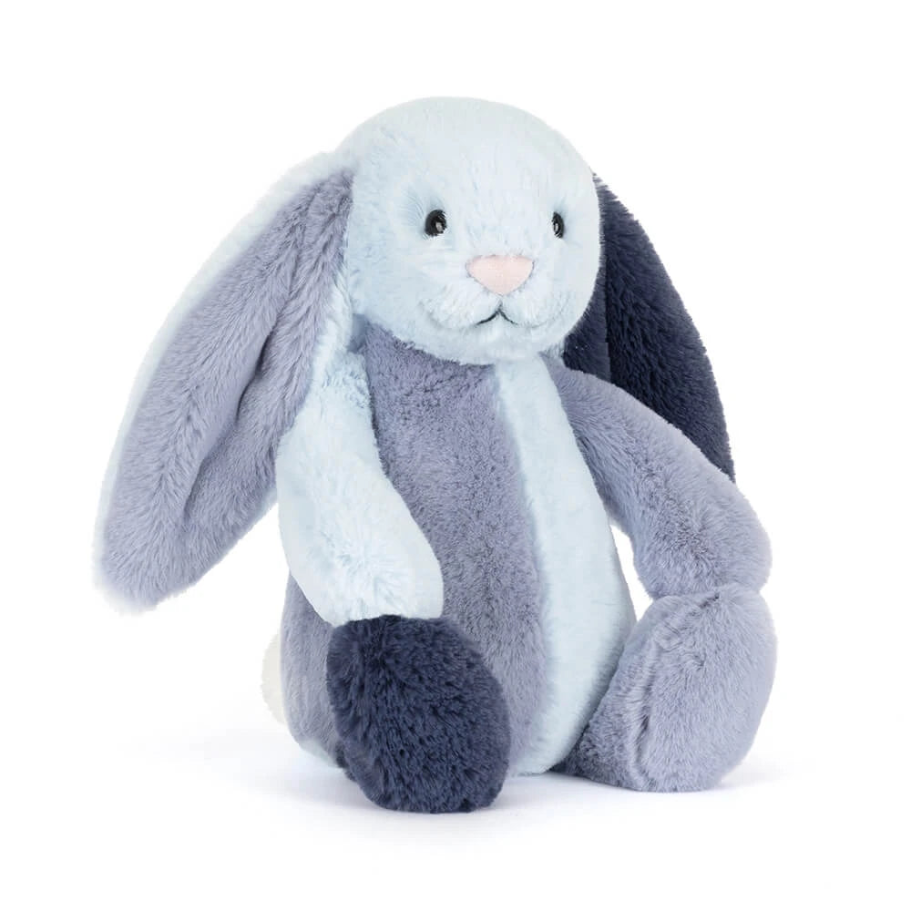 Puddlesea Bunny Original SS26 by JellyCat, a charming plush toy showcasing creativity inspired by beach treasures.