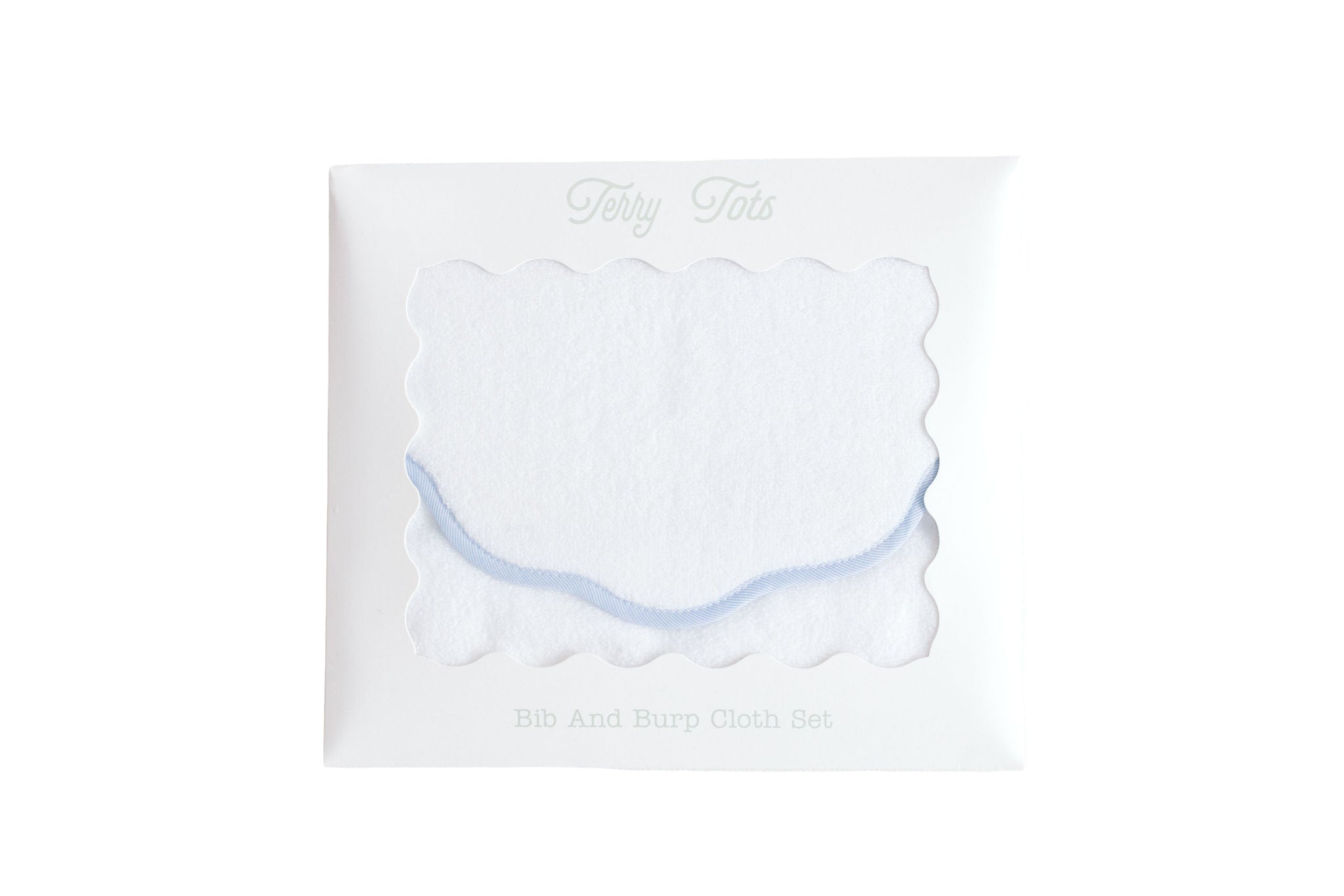 Bib & Burp – Blue Pinstripe