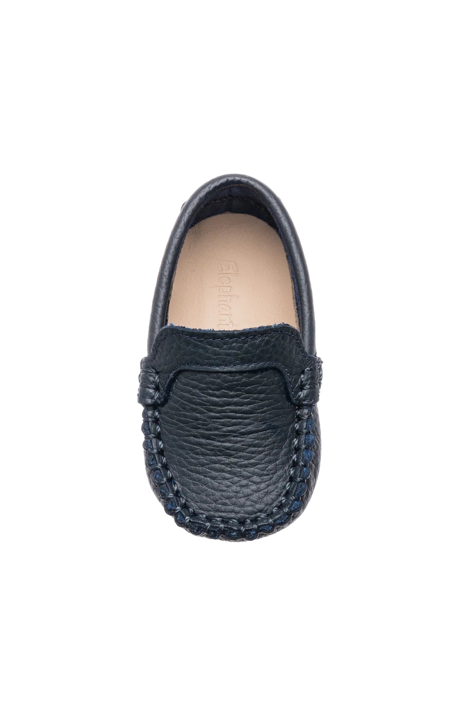 Baby Moccasins-Navy Leather F26