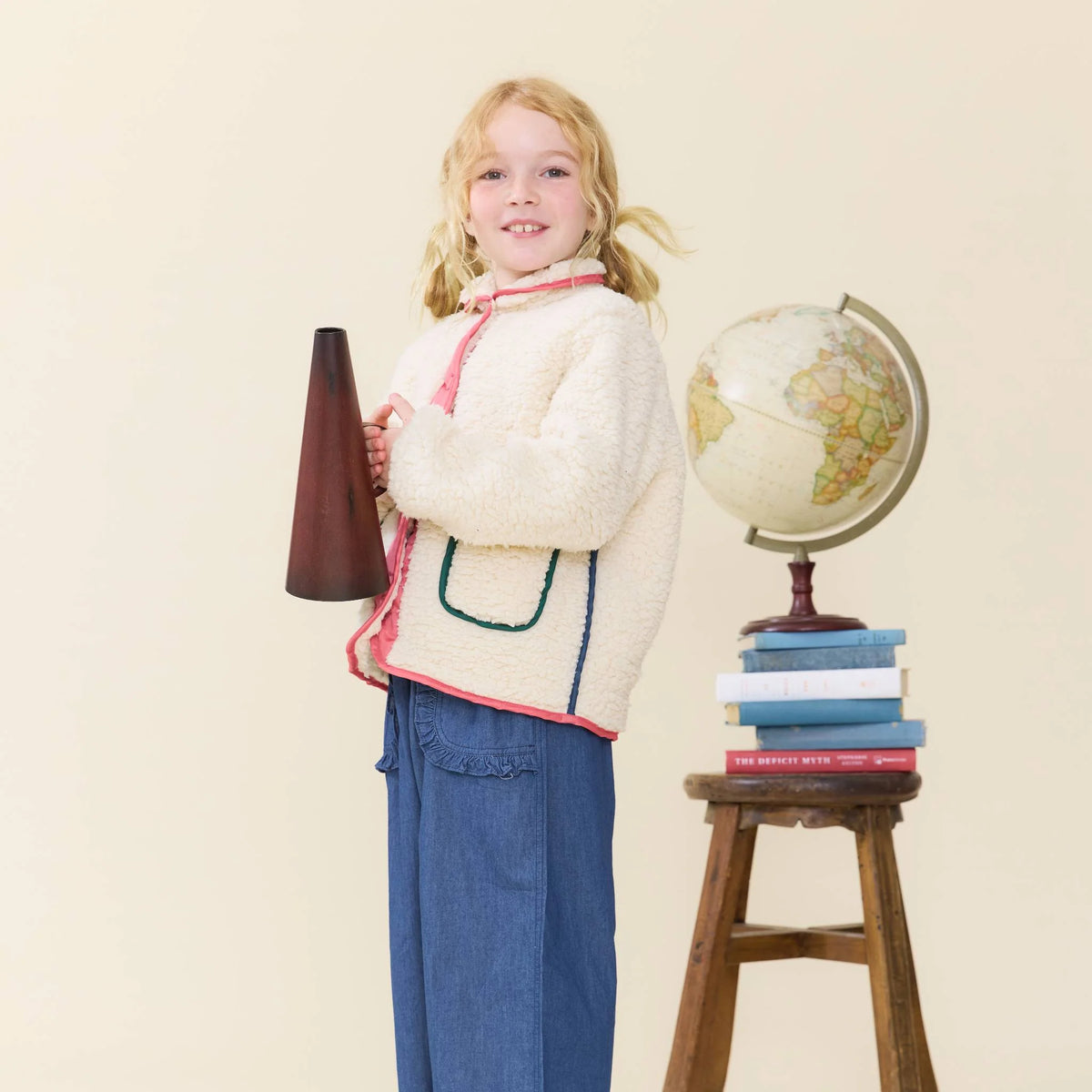 Girls Janie Jacket Cream F26