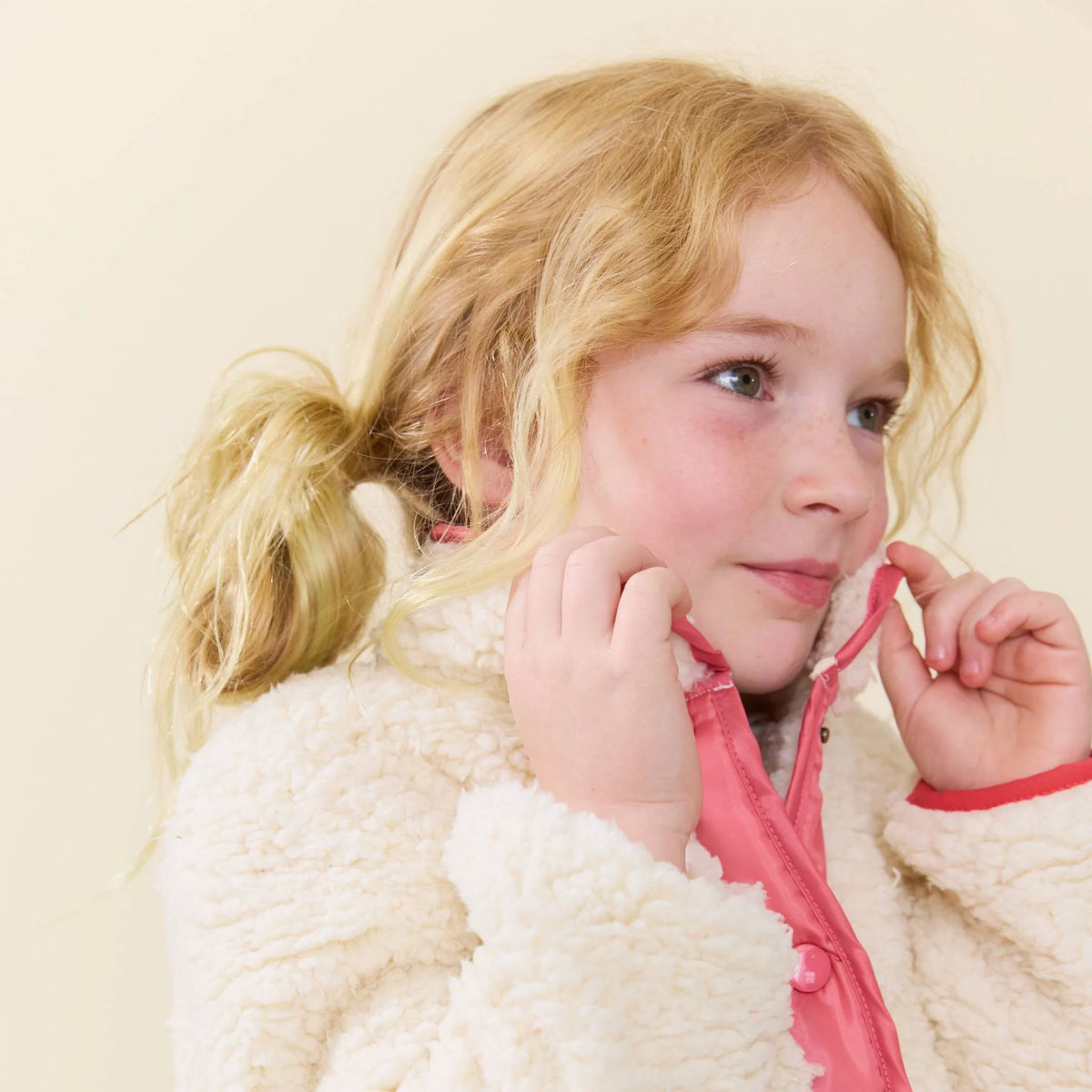 Girls Janie Jacket Cream F26