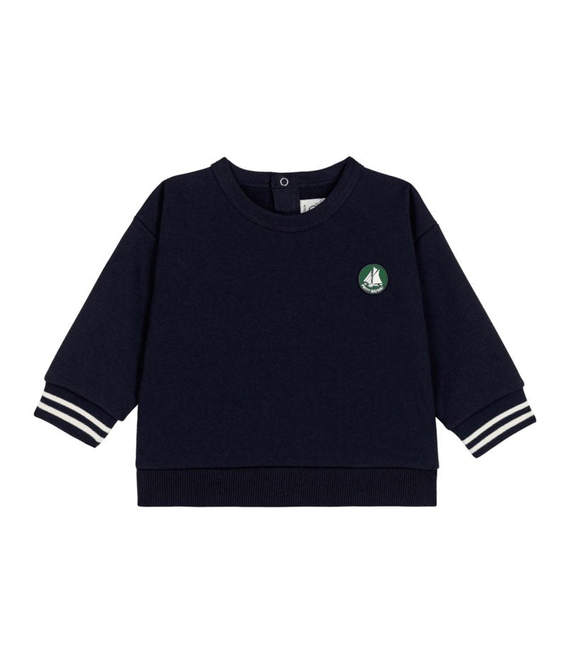 Baby Boy Sweatshirt w/ Logo Navy F26