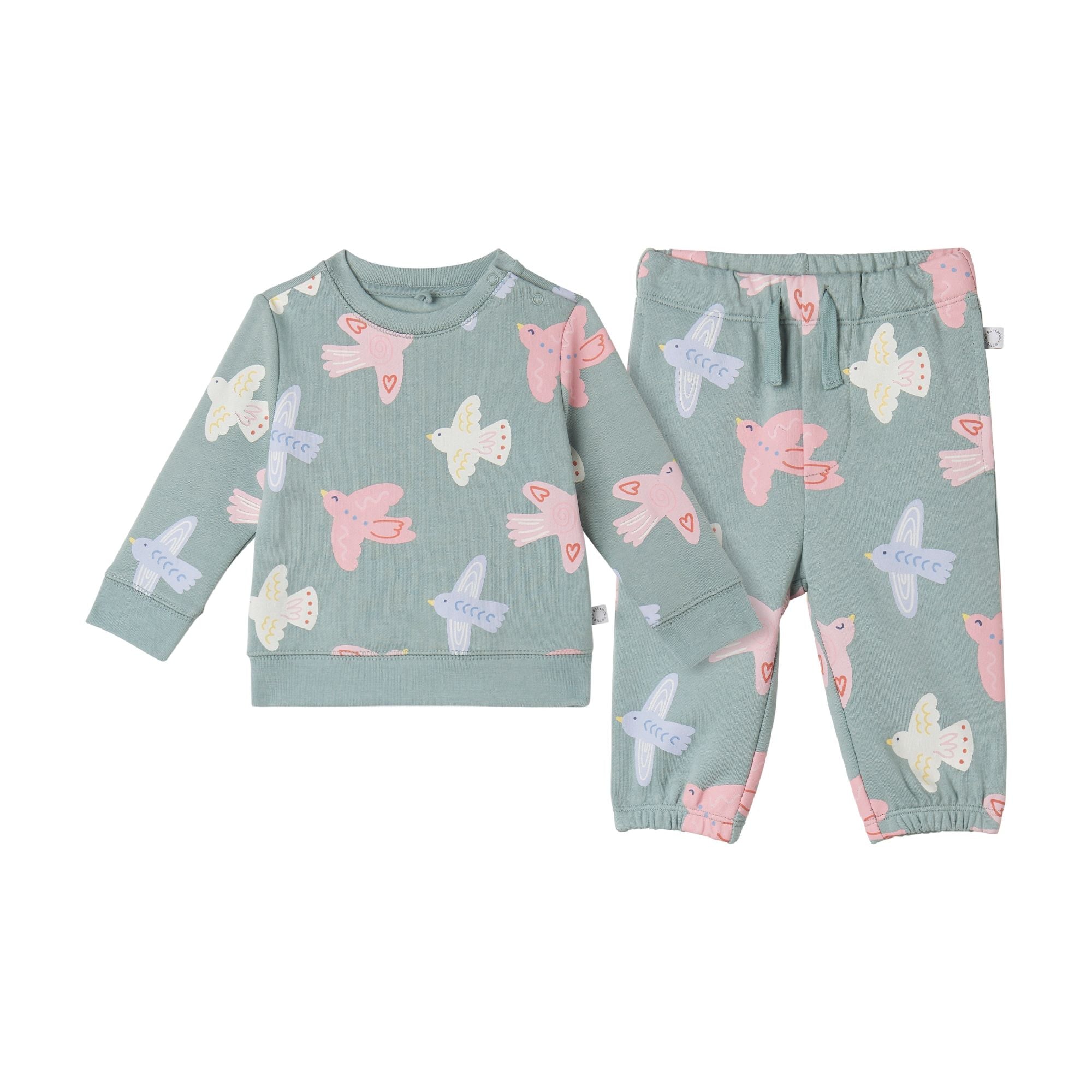 Baby Girl Birds Tracksuit