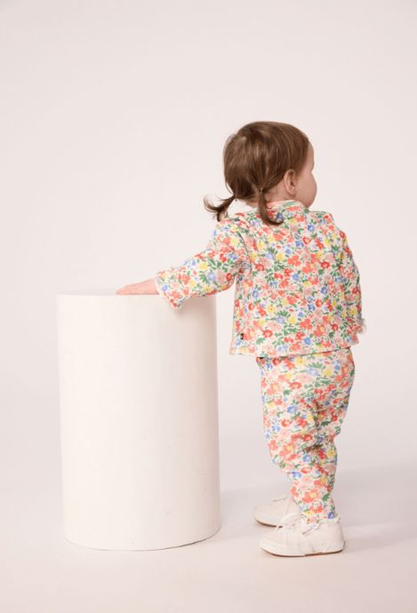 Baby Girl Floral Leggings Multi F26