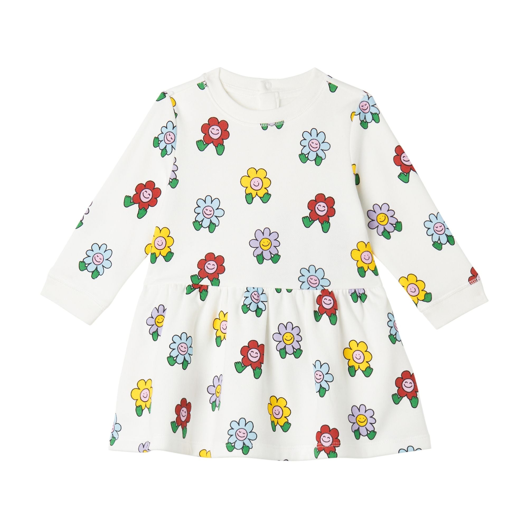 Baby Girl Flowers Fleece Dress
