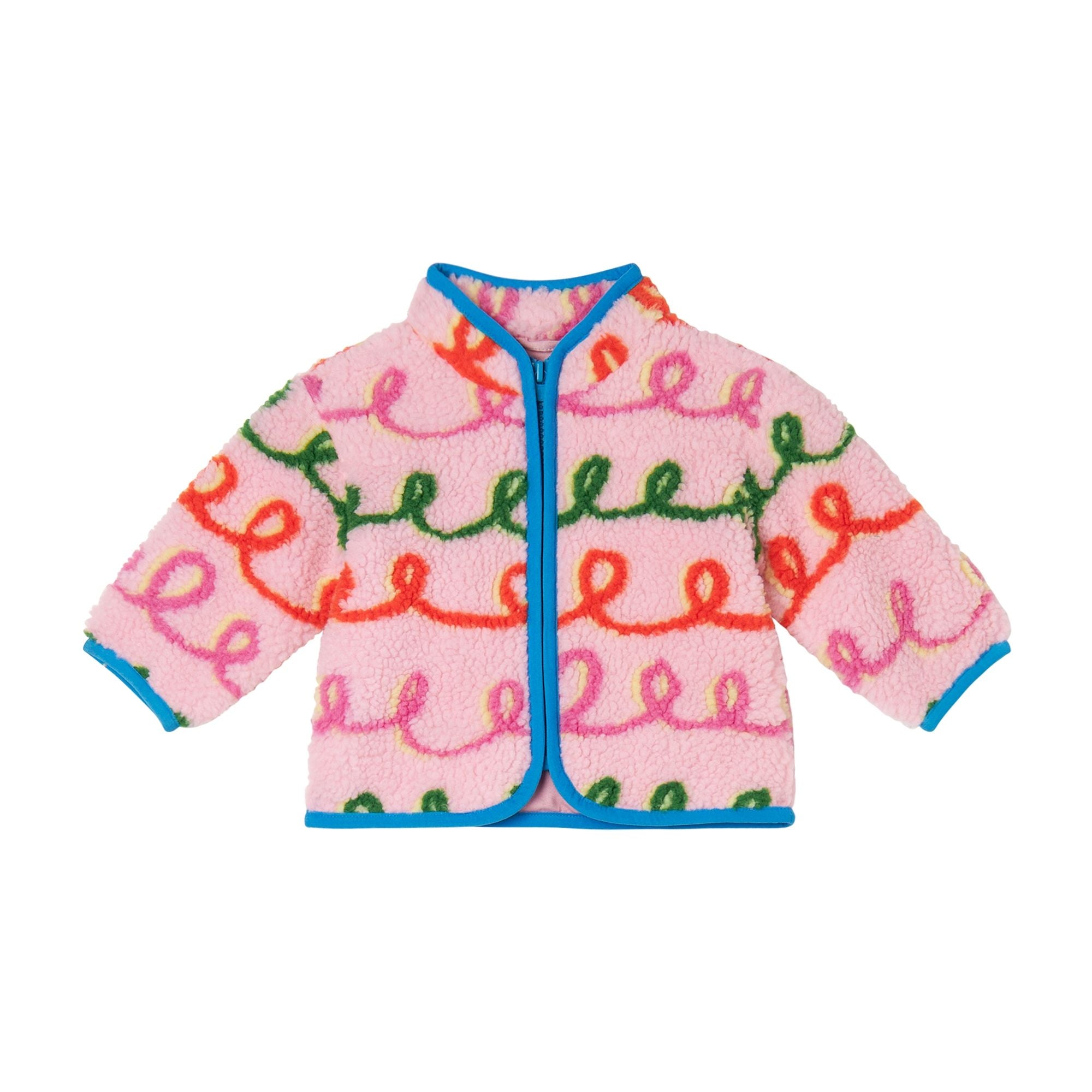Baby Girl Swiggle Teddy Jacket