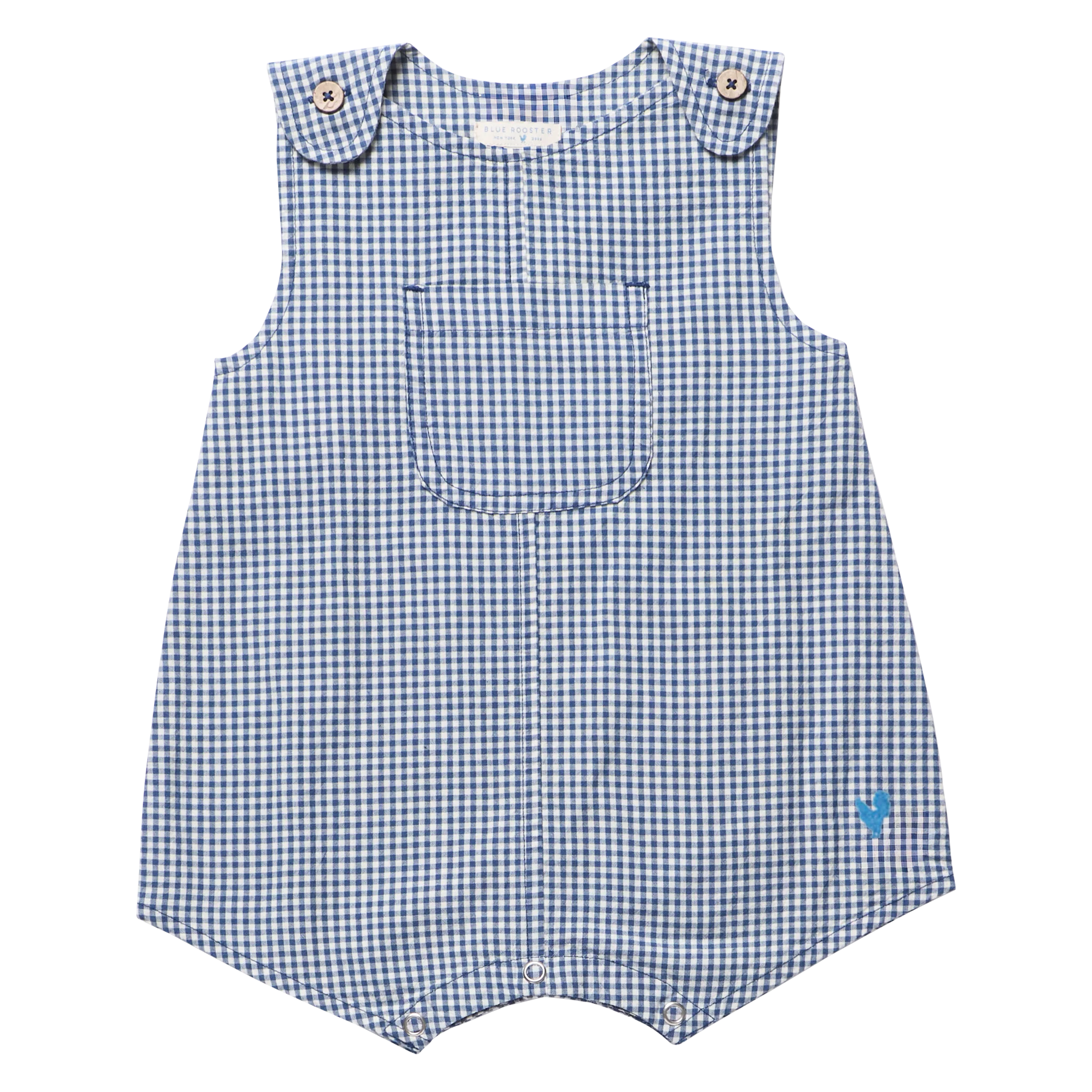 Baby Boys Noah Jumper Navy Gingham