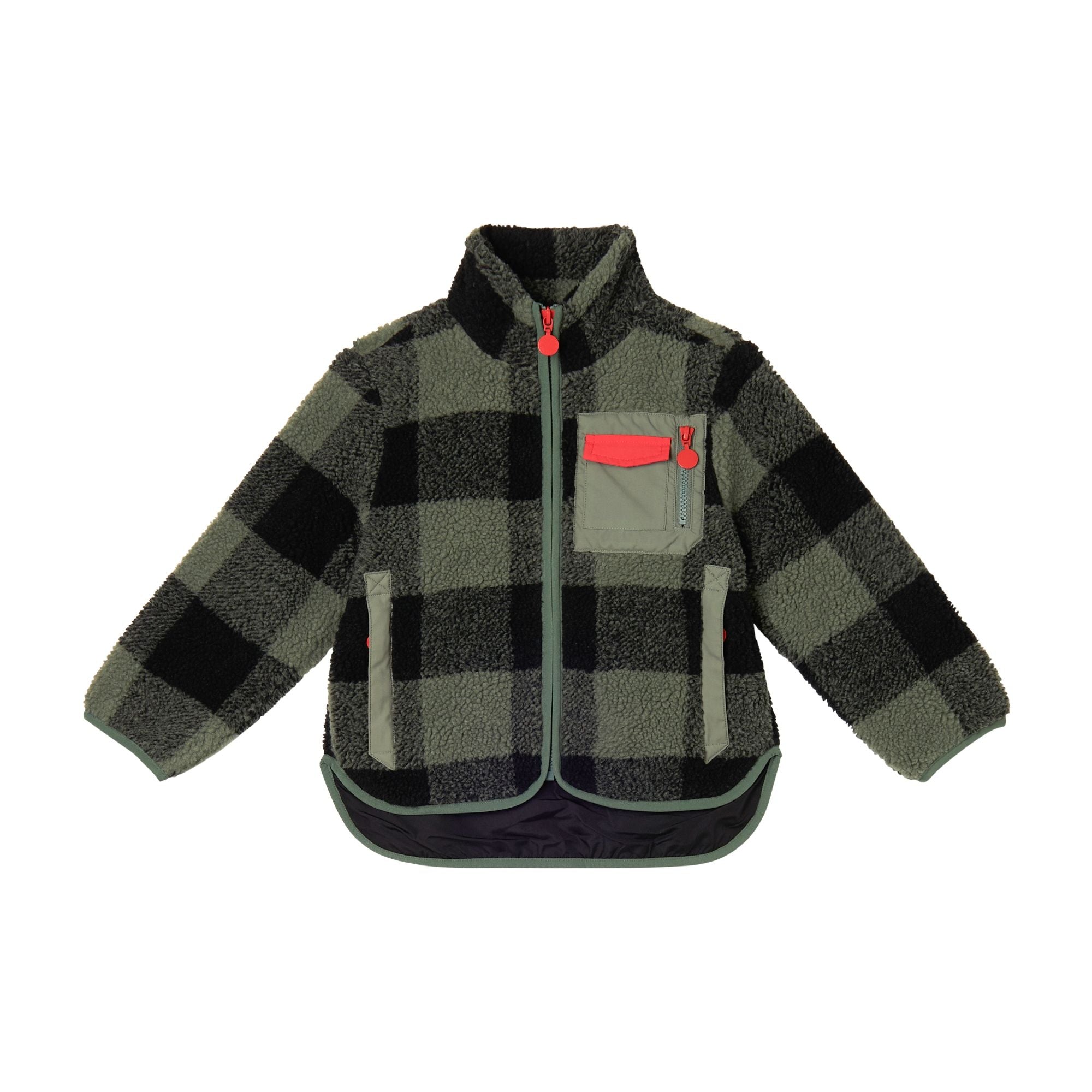 Checkboard Teddy Jacket