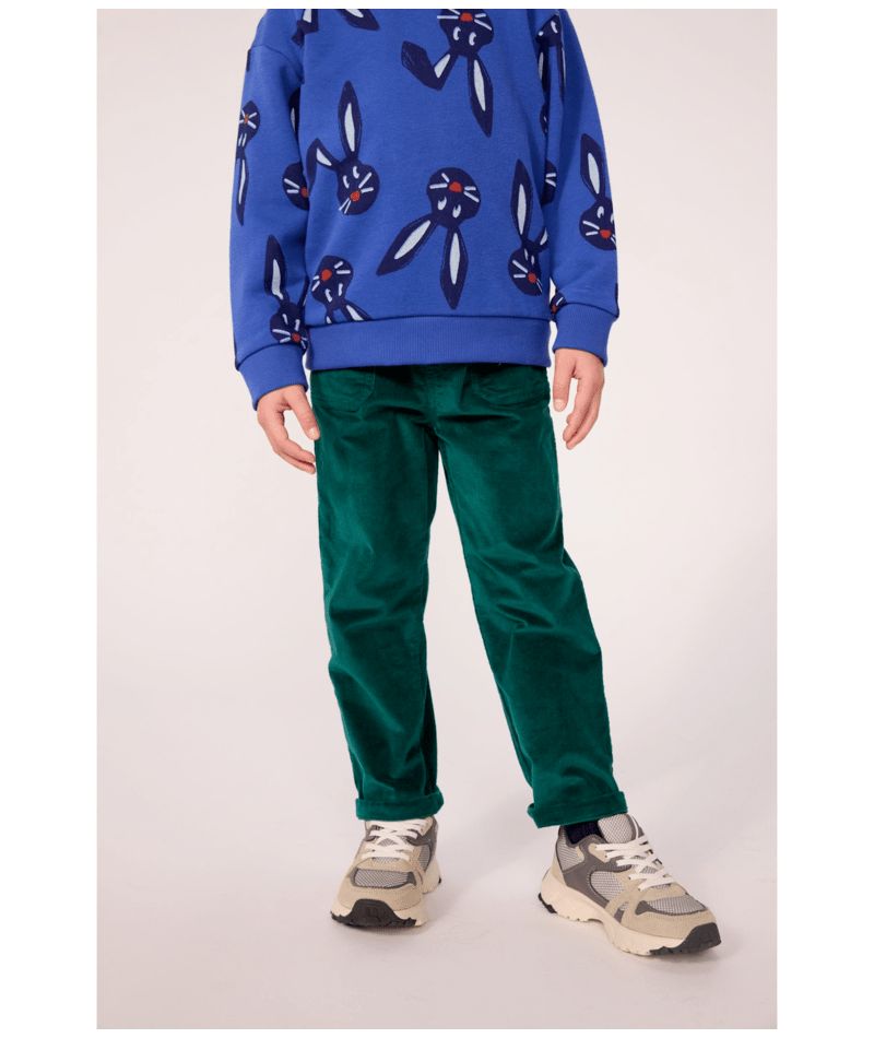 Boy Corduroy Pants Green F26
