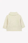 Cardigan Ecru Shawl collar Knitwear Cable