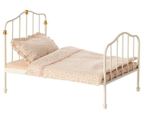 Vintage bed, Mouse - Off white