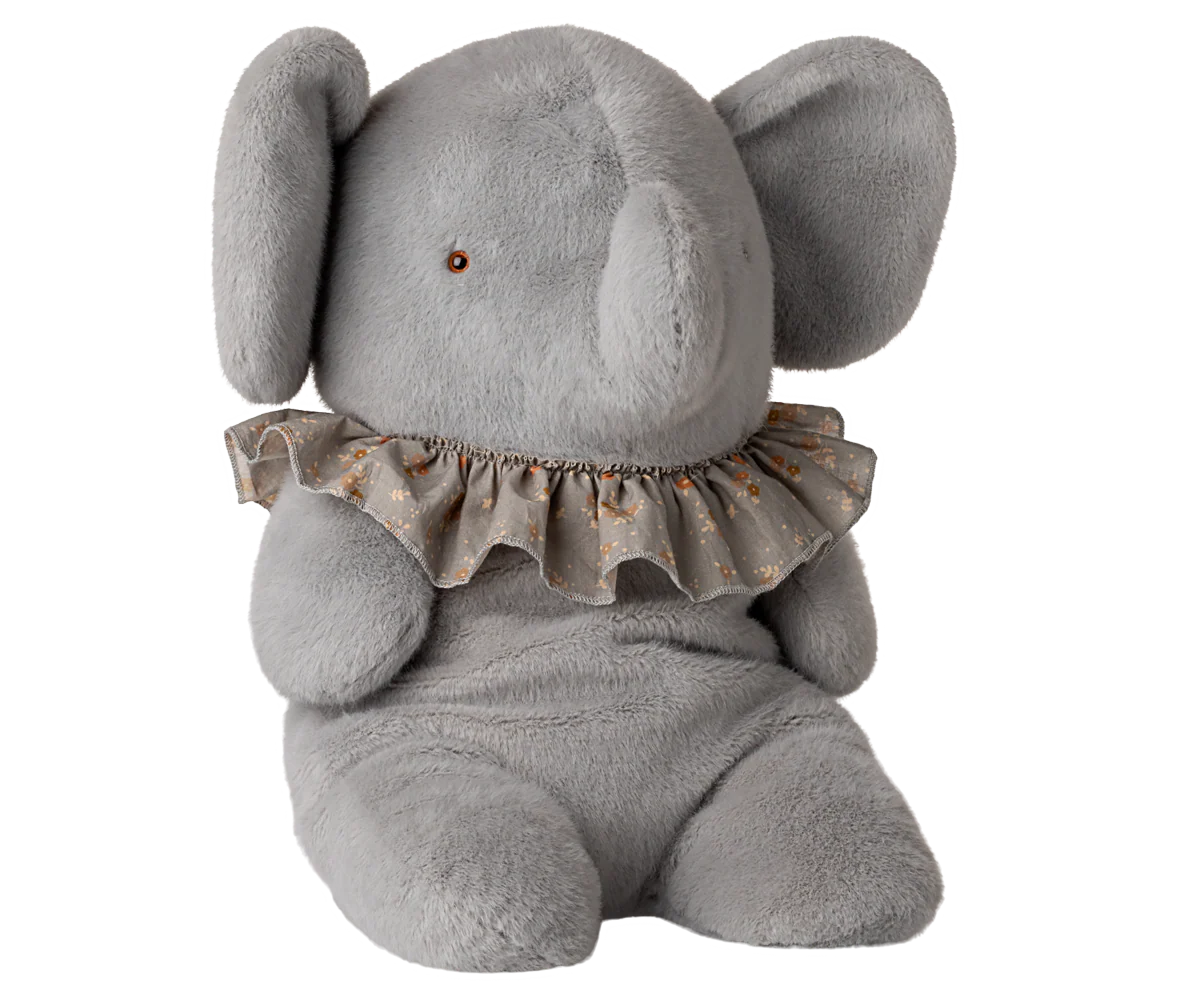 Elephant Plush Big Blue/Grey