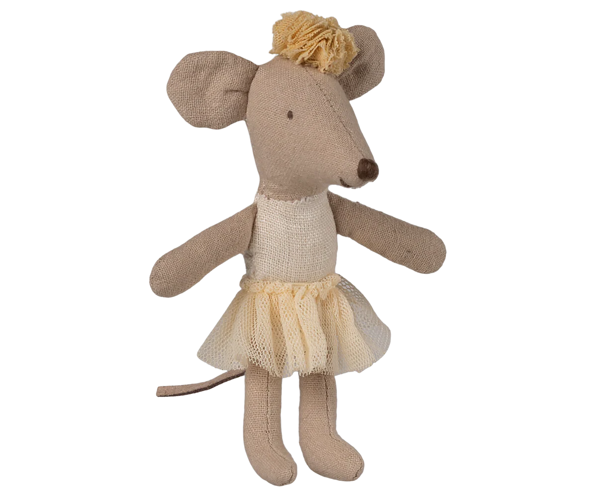 Ballerina Mouse, Little Sister-Off White