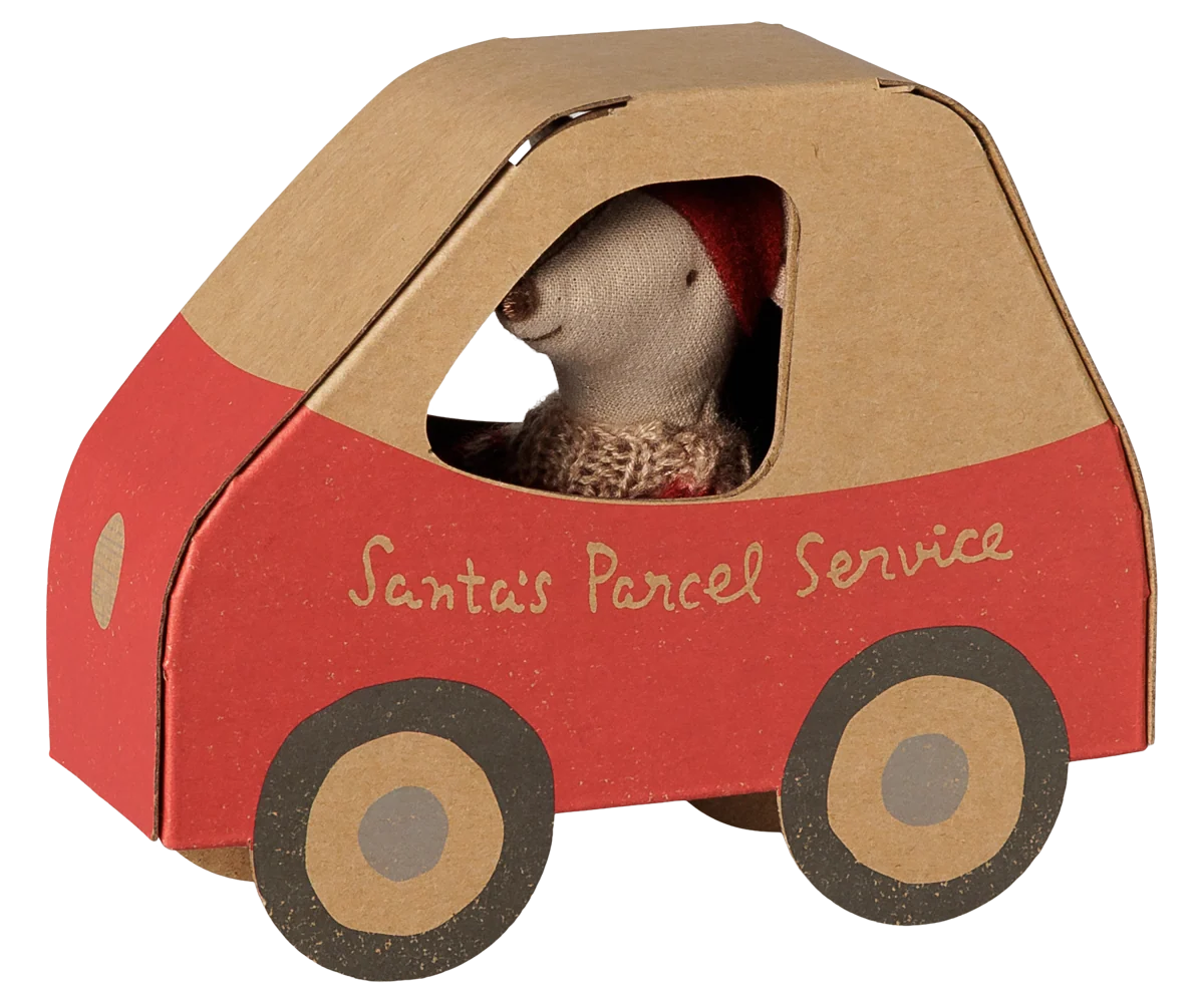 Christmas Mouse, Little Sister in Car Box