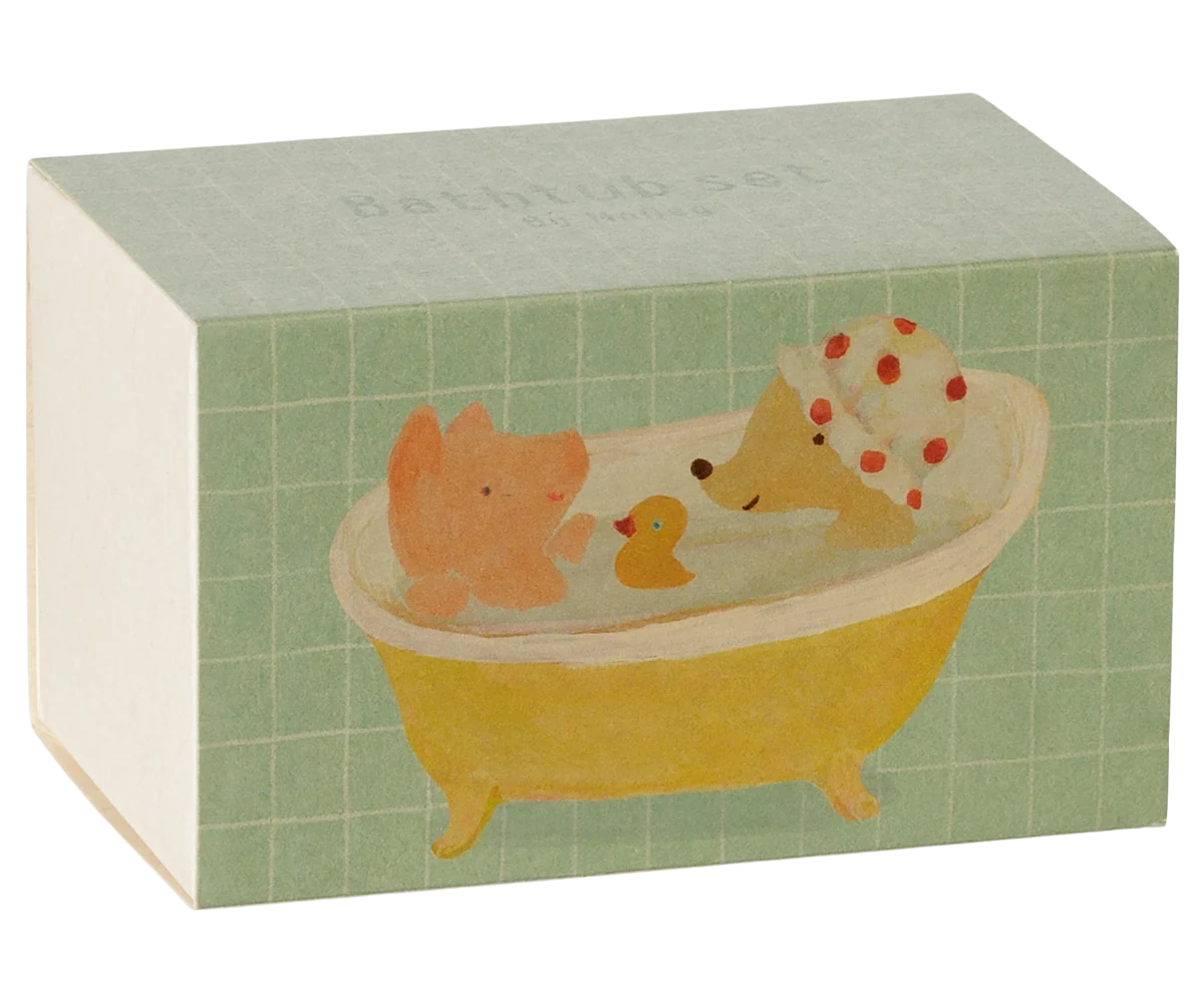 Bathtub Set, Mouse Yellow