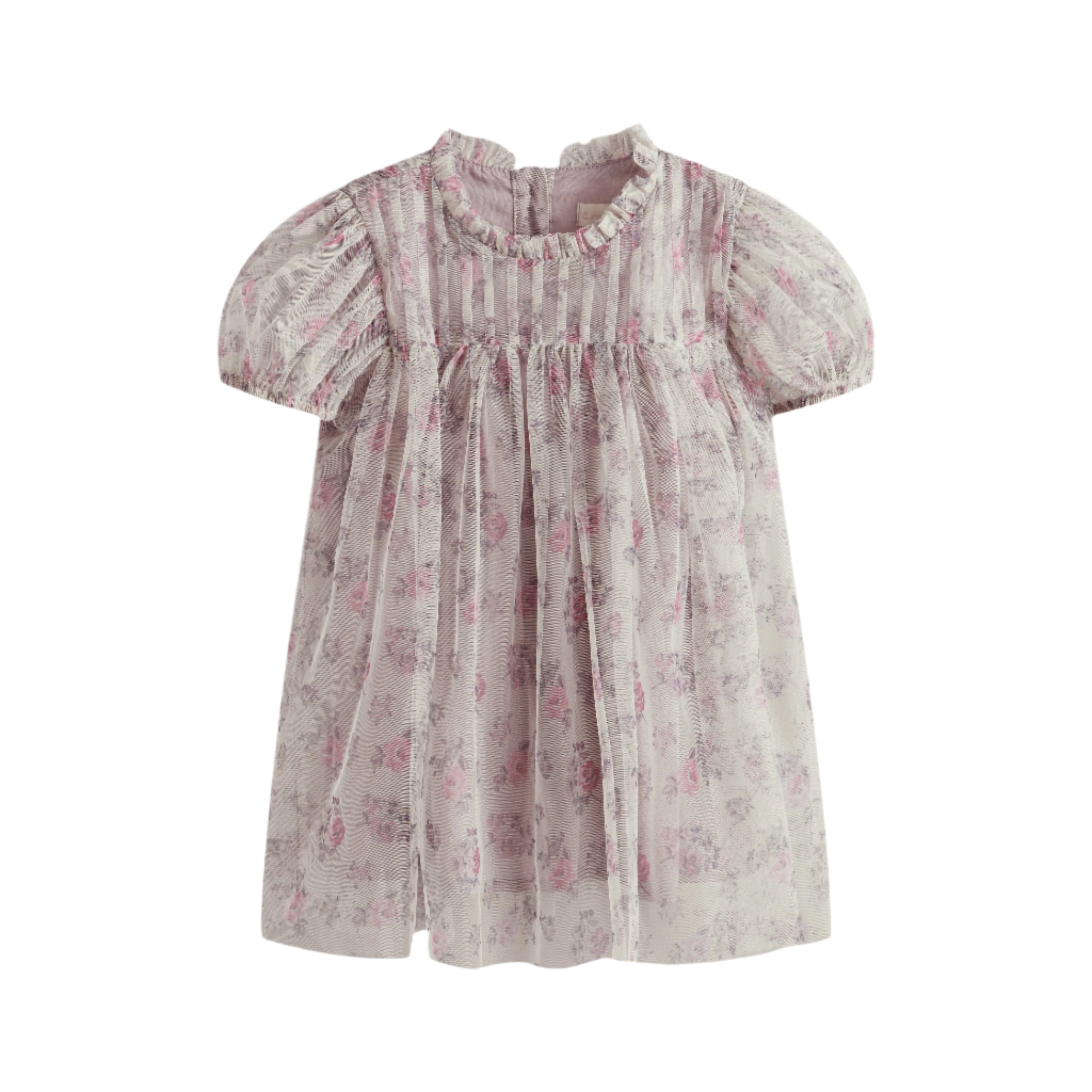 Marisol Dress Pink Roses