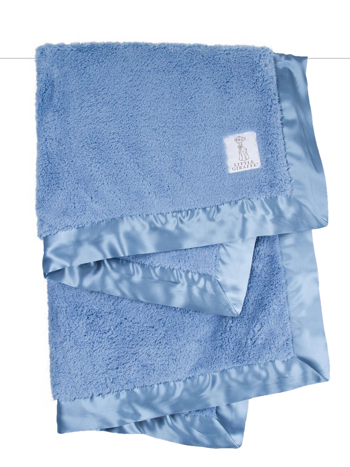 Chenille Baby Blanket Cornflower