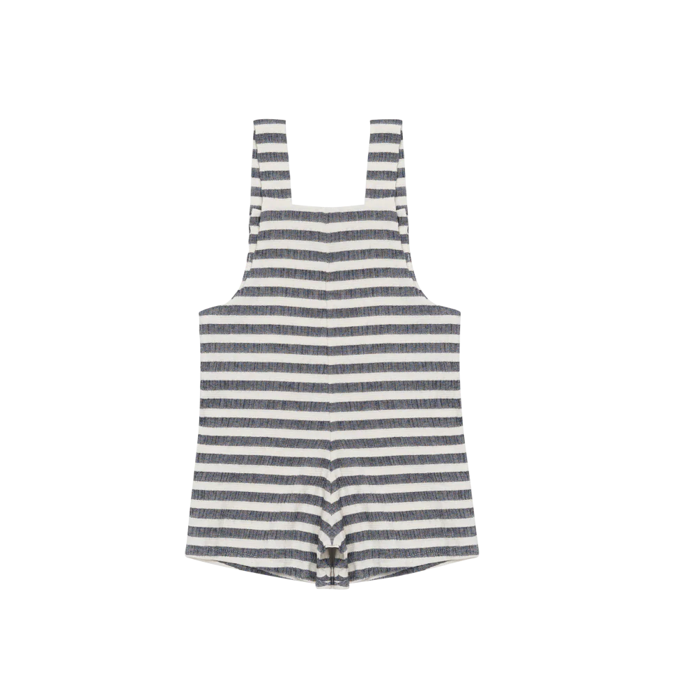 Dann Overalls Blue Marine White Striped