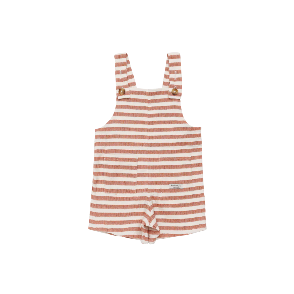 Dann Overalls Rust White Striped