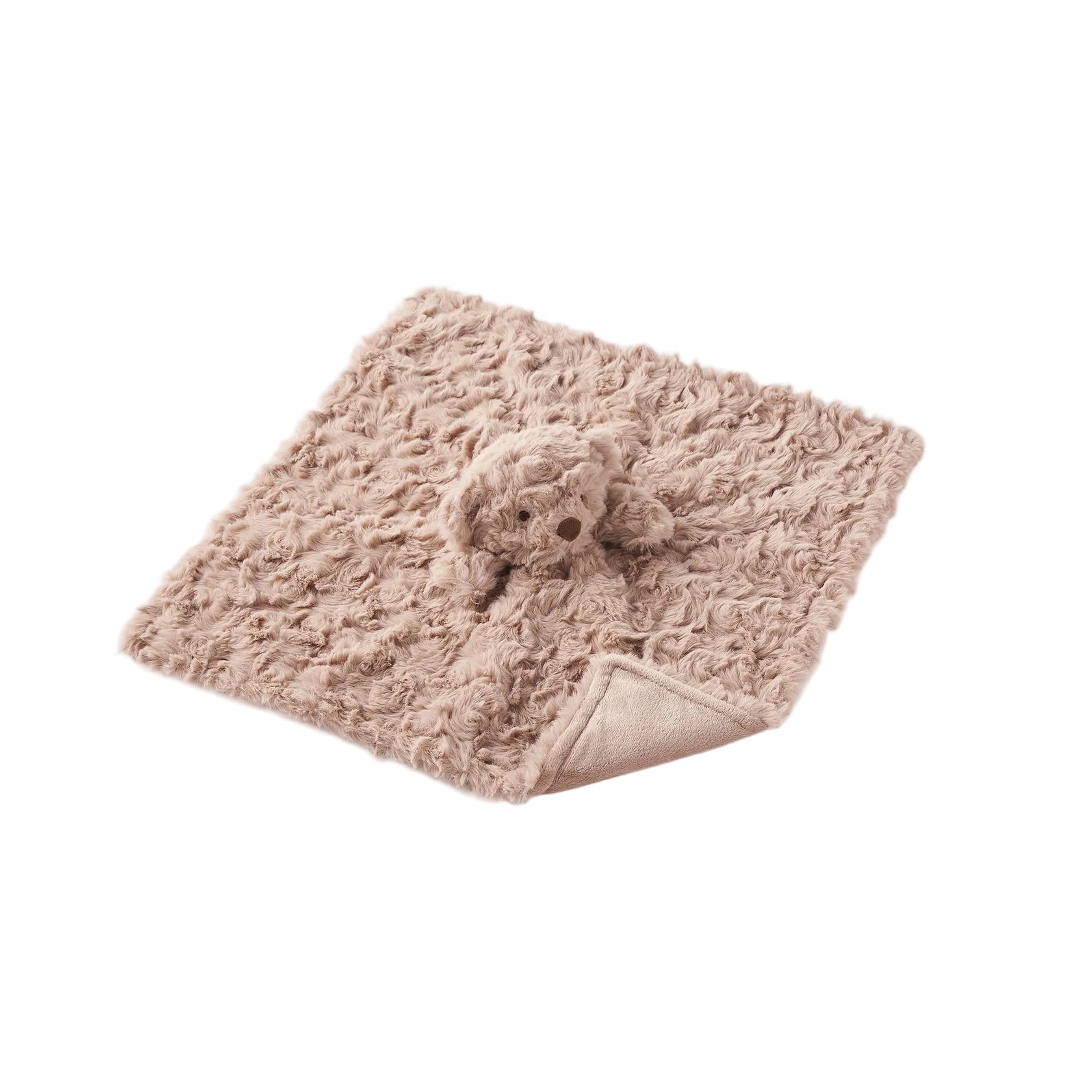 Plush Bear Baby Security Blanket