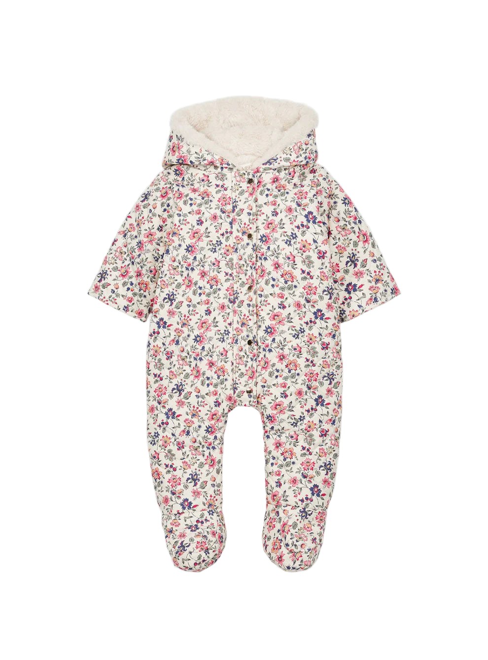 Kirina Pilot Jumpsuit in Cream Wild Flowers