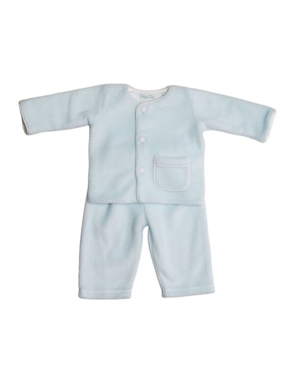 Fleece Two Piece Set Light Blue